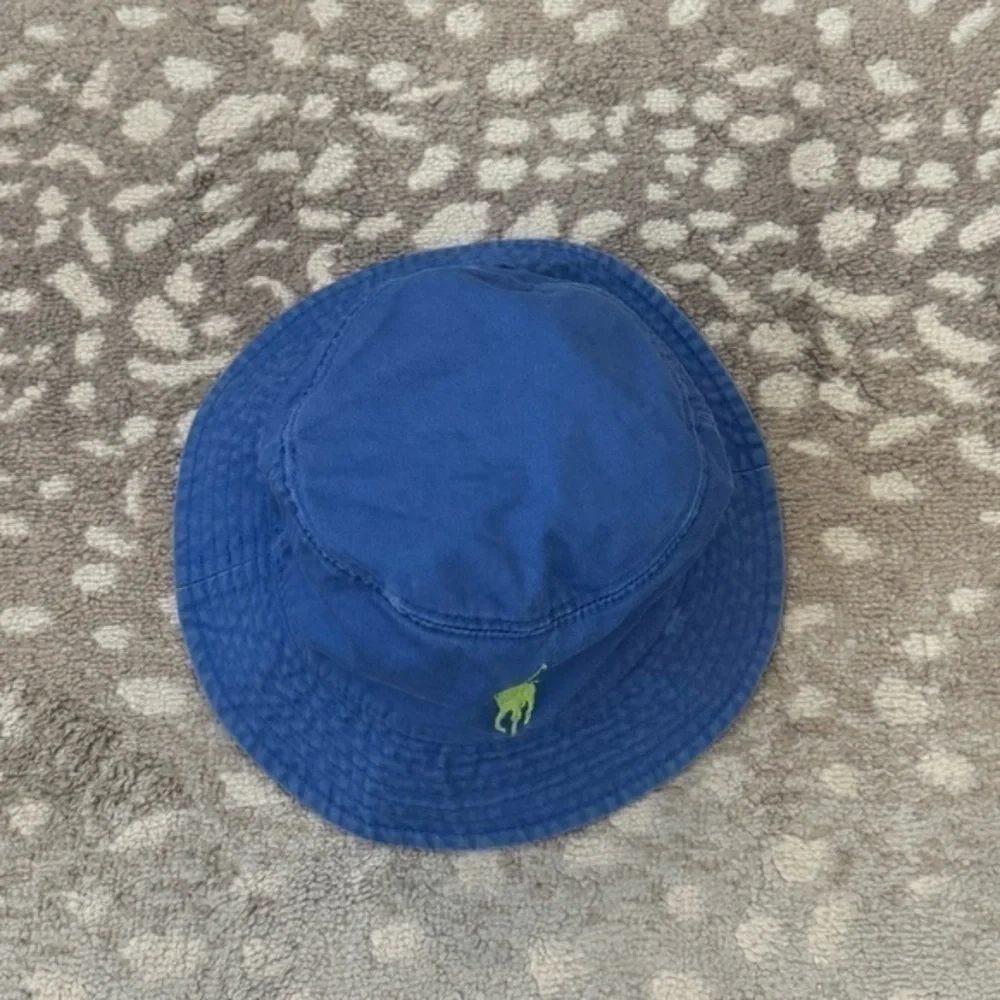 Polo Ralph Lauren Boys Blue Cotton Bucket‎ Hat Size 4-7